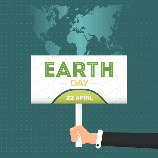 22 апреля День Земли и Всемирная карта. Провести совет директоров — стоковый вектор