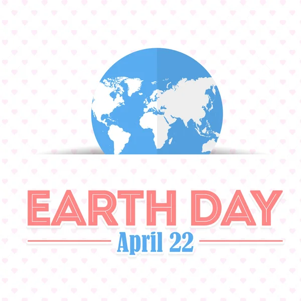 Earth Day Concept Background — Stock Vector