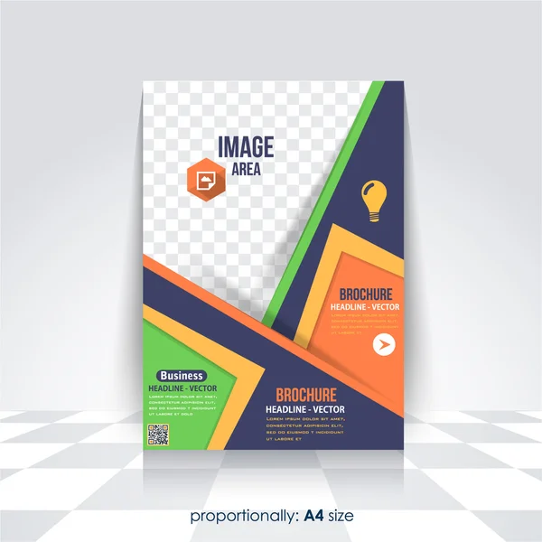 Brochura de negócios multiúso, Capa de catálogo, Modelo de folheto corporativo — Vetor de Stock