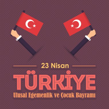 Türkiye Cumhuriyeti Kutlama Kartı ve Tebrik Mesajı Afişi, Özgeçmiş, Rozetler - İngilizce 