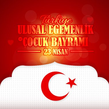 Parlayan Arka Plan, Türkiye Cumhuriyeti Kart ve Tebrik Mesajı Afişi, Rozetler - İngilizce 