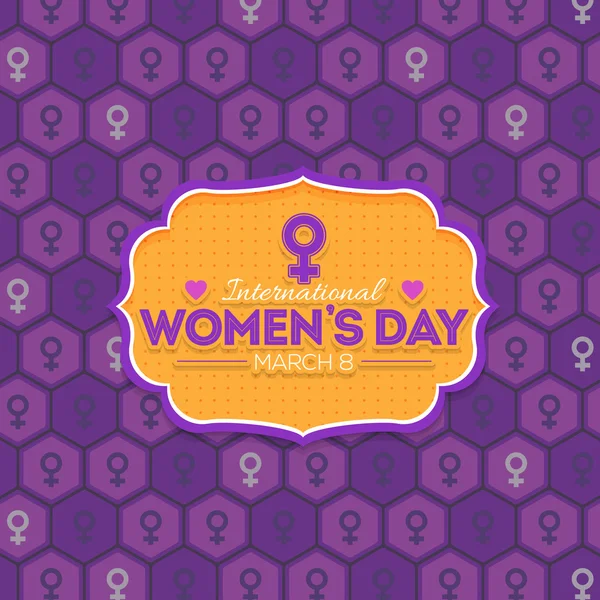Latar Belakang Violet Colors, Kartu ucapan Selamat Hari Wanita, Pengumuman Latar Belakang - Stok Vektor