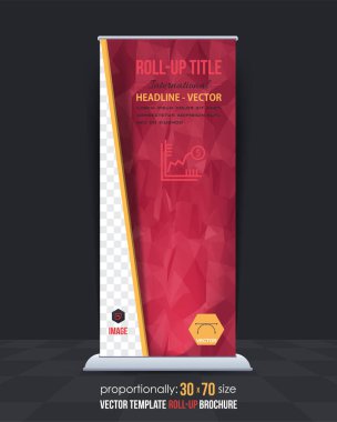 Sancak şablonu vektör resimleme arkaplanını katla 