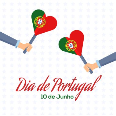 Portekiz gün vektör illüstrasyon arka planı 