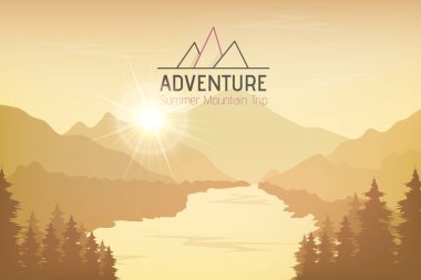 yaz mevsimi vektör illüstrasyon arka planı