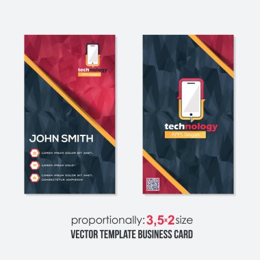 iş kartı vektör illüstrasyonu 