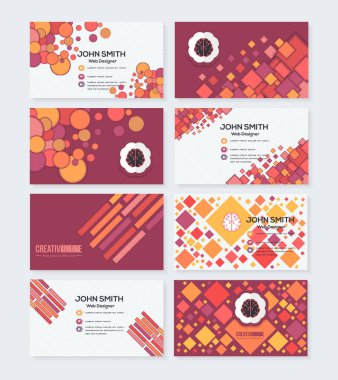 iş kartı vektör illüstrasyonu 