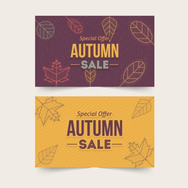 Sonbahar mevsimi konsepti çizim vektörü arka planı 