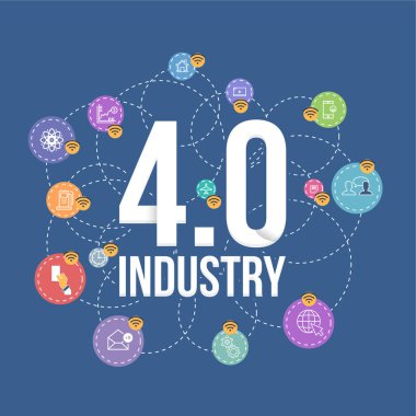 Web endüstrisi konsept vektör resimleme arka planı 