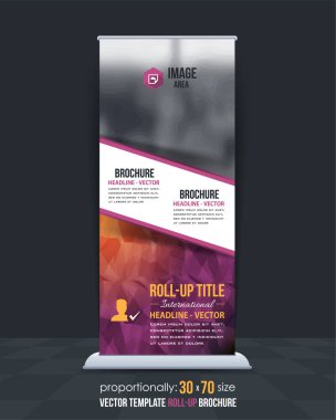 Sancak şablonu vektör resimleme arkaplanını katla 