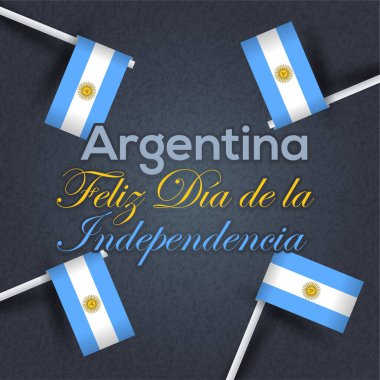 Arjantin Günü 'nün vektör illüstrasyonu 