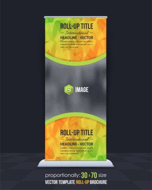 Sancak şablonu vektör resimleme arkaplanını katla 