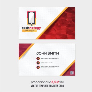 iş kartı vektör illüstrasyonu 