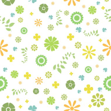 Çiçek vektör resimleme arkaplanı