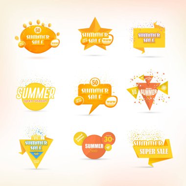 yaz mevsimi vektör illüstrasyon arka planı