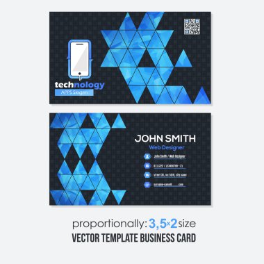 iş kartı vektör illüstrasyonu 