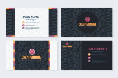 iş kartı vektör illüstrasyonu 