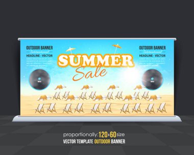 Açık afiş vektör resimleme arkaplanı 