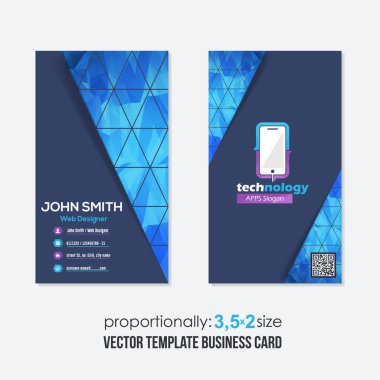 iş kartı vektör illüstrasyonu 