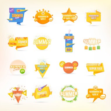 yaz mevsimi vektör illüstrasyon arka planı