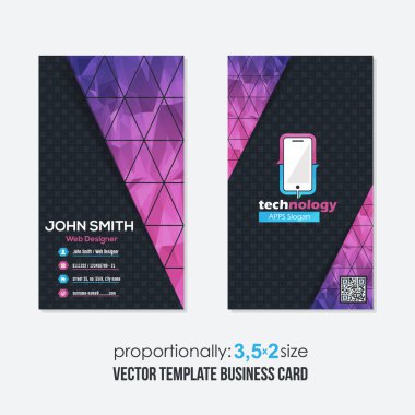 iş kartı vektör illüstrasyonu 