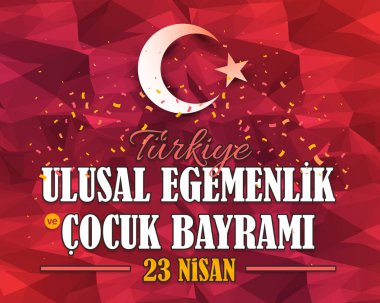 Türkiye günü vektör illüstrasyon arkaplanı 