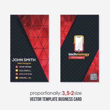 iş kartı vektör illüstrasyonu 