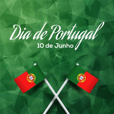 Portekiz gün vektör illüstrasyon arka planı 