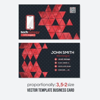 iş kartı vektör illüstrasyonu 