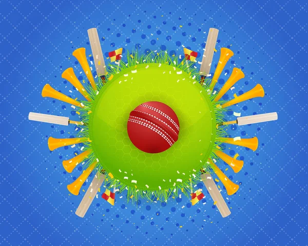 Cricket Pictogram Concept Vector Illustratie — Stockvector