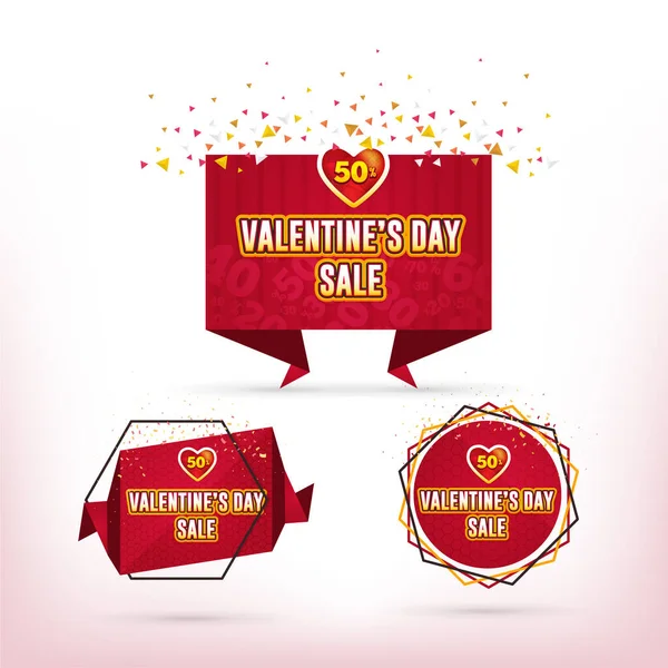 Valentine Day Card Vector Illustration — Stock Vector