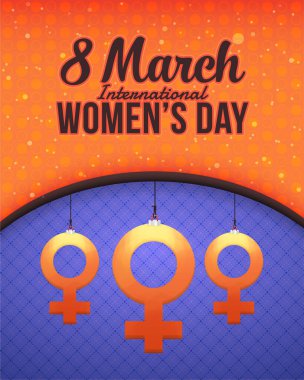 Kadınlar Günü Kart Çizimi 