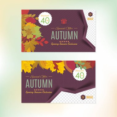 Sonbahar mevsimi konsepti çizim vektörü arka planı 