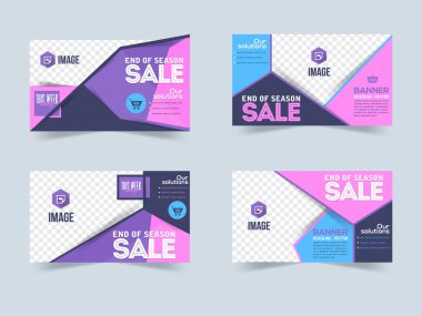 Sancak şablonları ile vektör illüstrasyon arka planı 