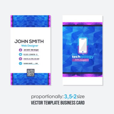 iş kartı vektör illüstrasyonu 