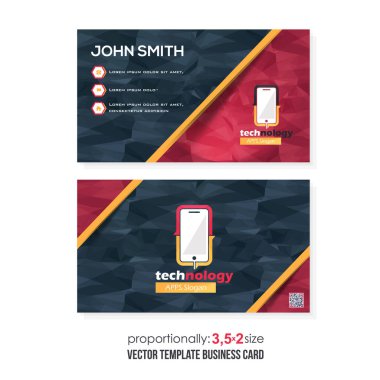 iş kartı vektör illüstrasyonu 