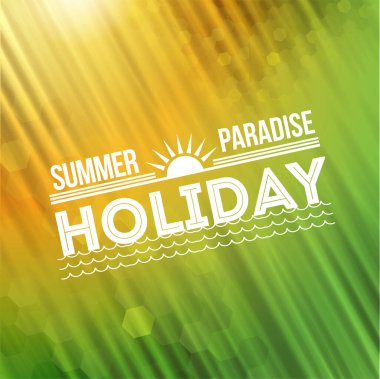 yaz başlığı konsept vektör arkaplanı 