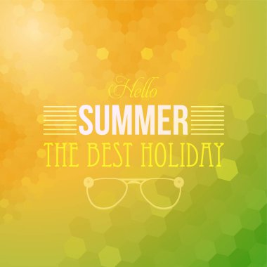 yaz başlığı konsept vektör arkaplanı 