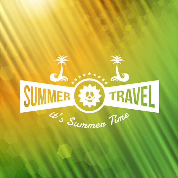 summer banner icon concept vector background 