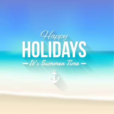 tatil, yaz seyahat, turizm rozet arka plan bulanık