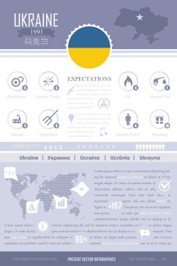 ulus kavramı infographics vektör şablonu