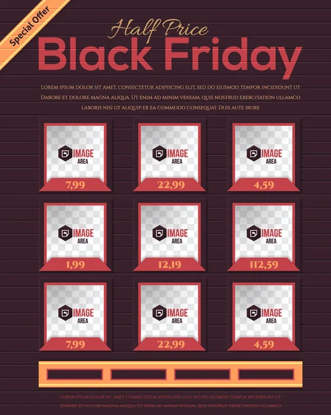 Black Friday Försäljning — Stock vektor