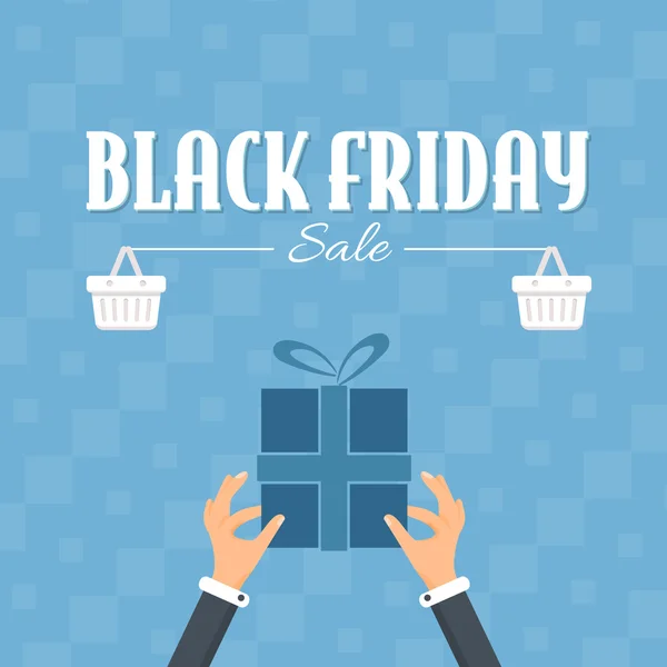 Black Friday Gift Store — Stock Vector