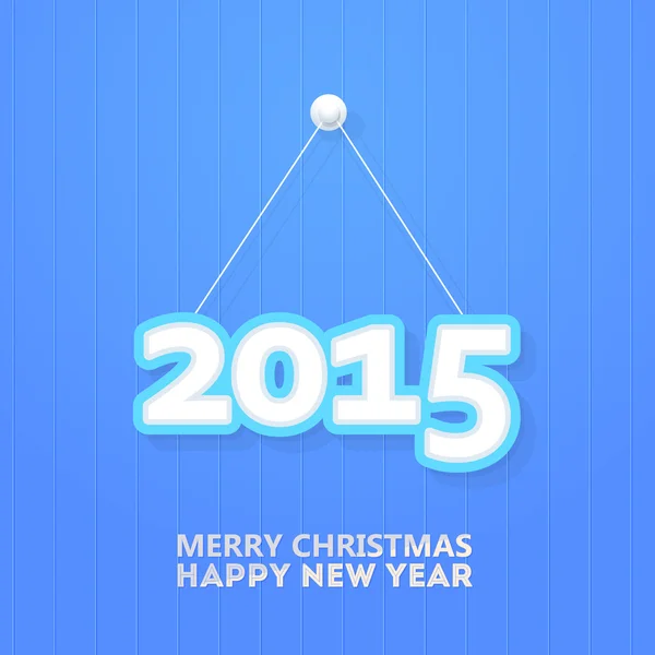 2015 Nieuwjaar achtergrond — Stockvector