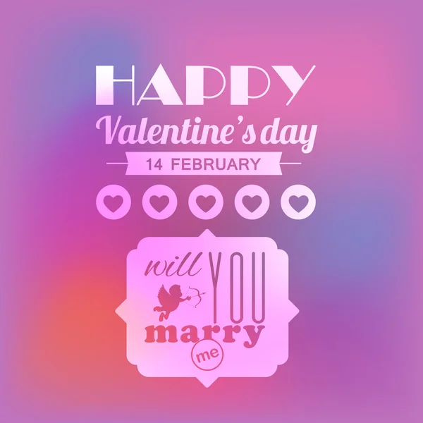 Valentine's Day — Stock Vector