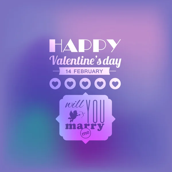 Día de San Valentín — Vector de stock