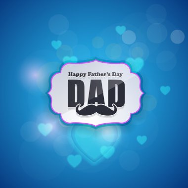 Arka plan mutlu Babalar günü vektör tasarım. Duyuru ve kutlama mesajı afiş, el ilanı