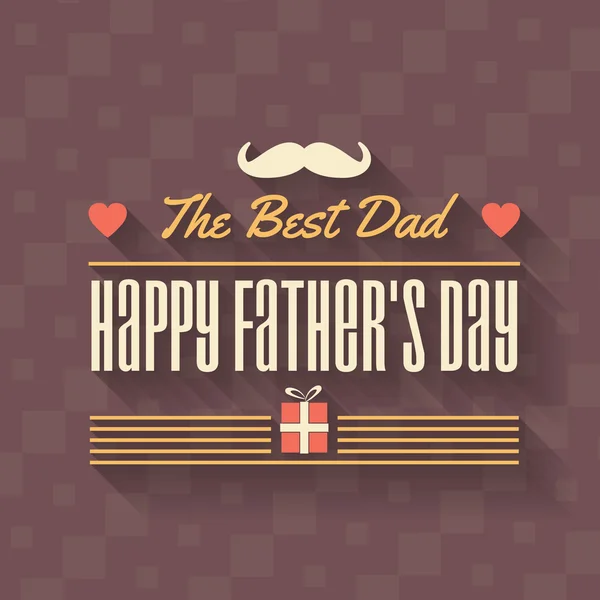 Happy Father's Day Vector Design — Stock Vector