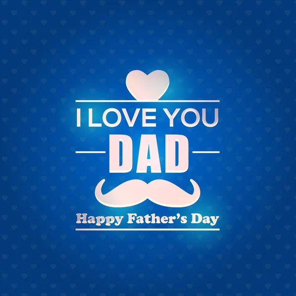 Stylish Text Happy Father's Day Vector Design — Stock Vector