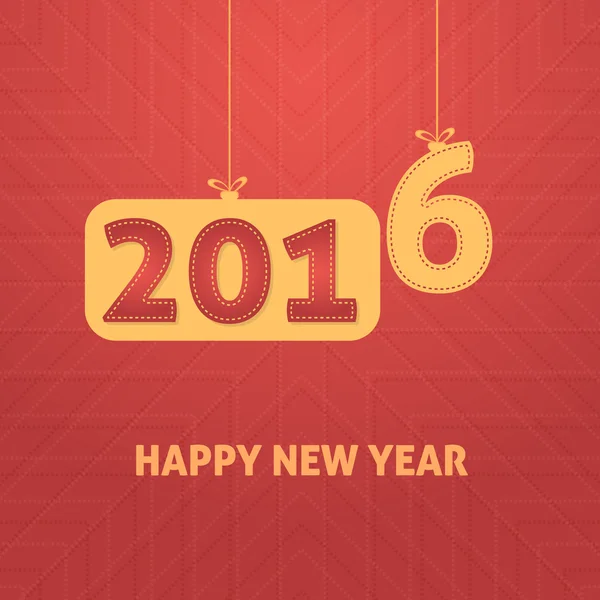 Feliz Año Nuevo Fondo y 2016 — Archivo Imágenes Vectoriales